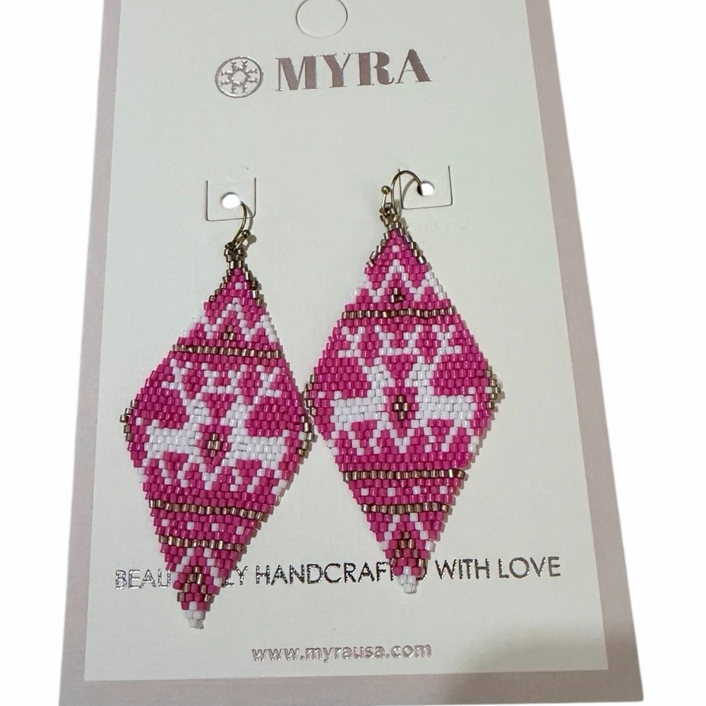 Myra Bag Rosa Prairie Earrings